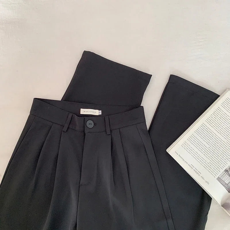 LuxeStraight Suit Pants