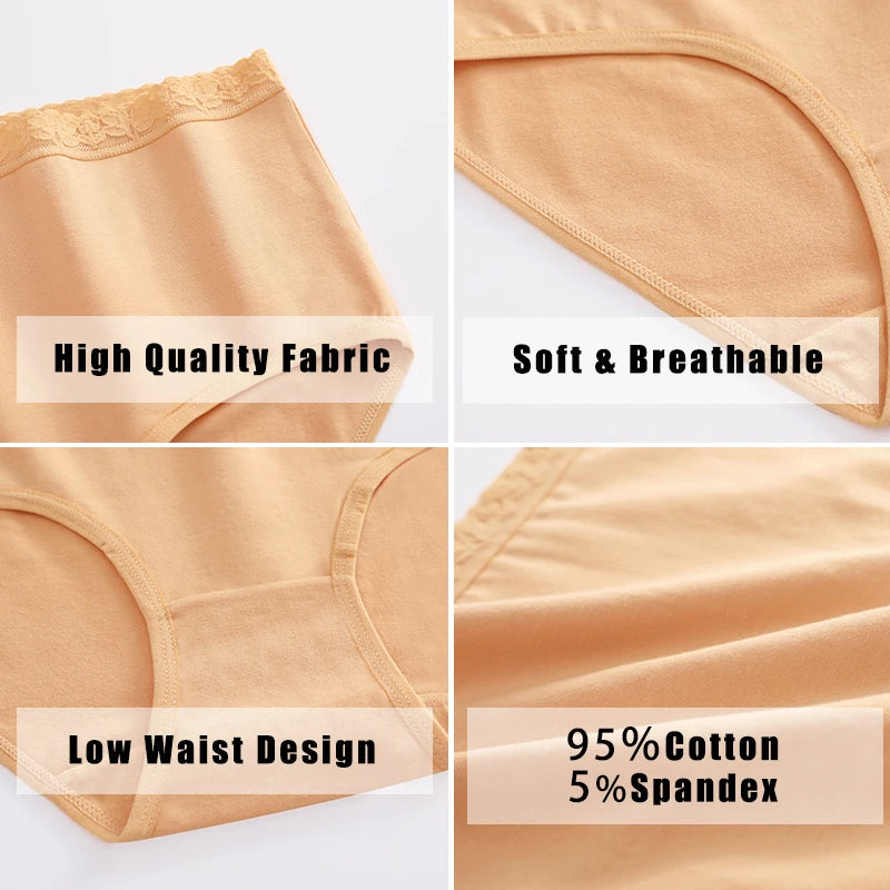 LaceComfort Cotton Briefs