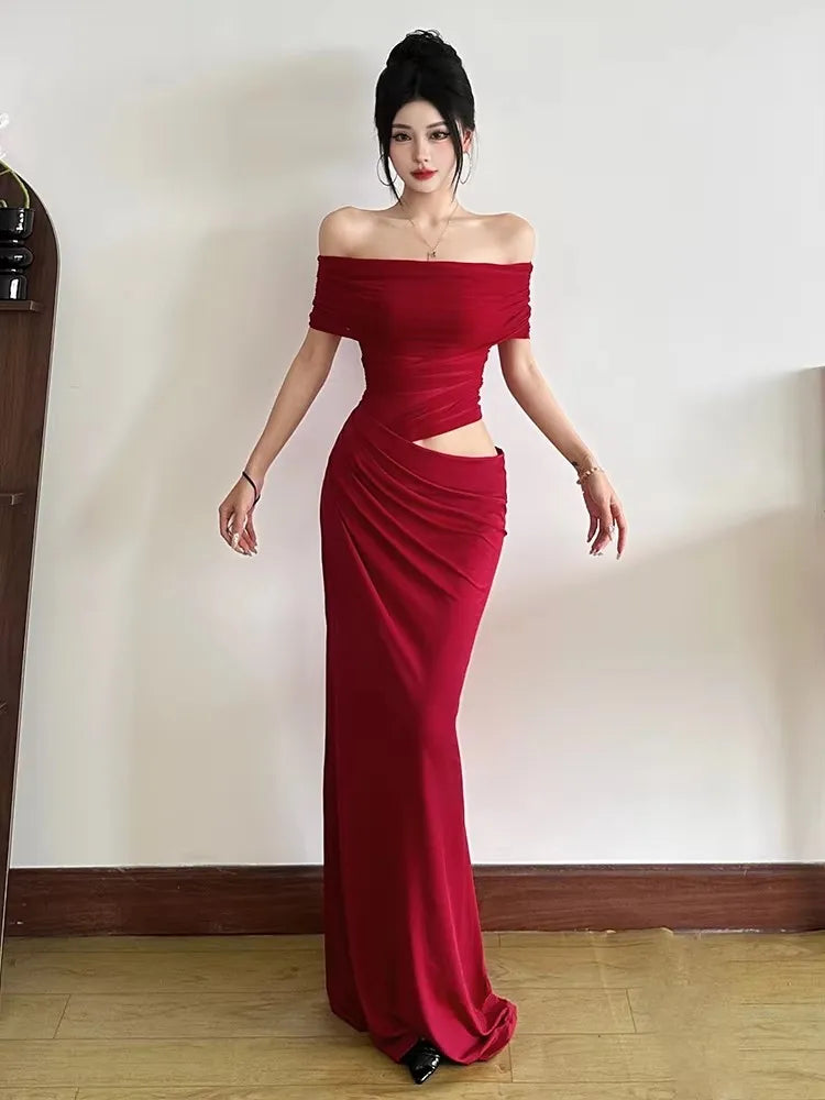 LuxeMesh Ruched Dress