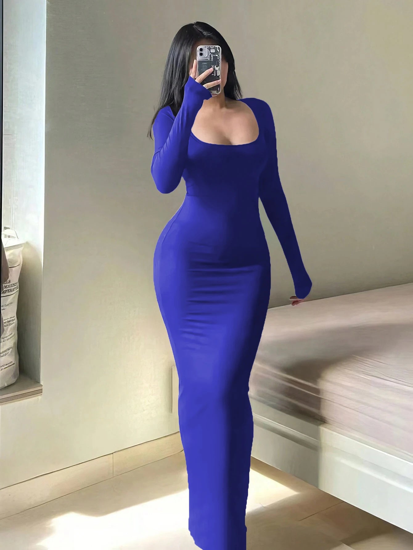 MinimalCurve Bodycon Dress