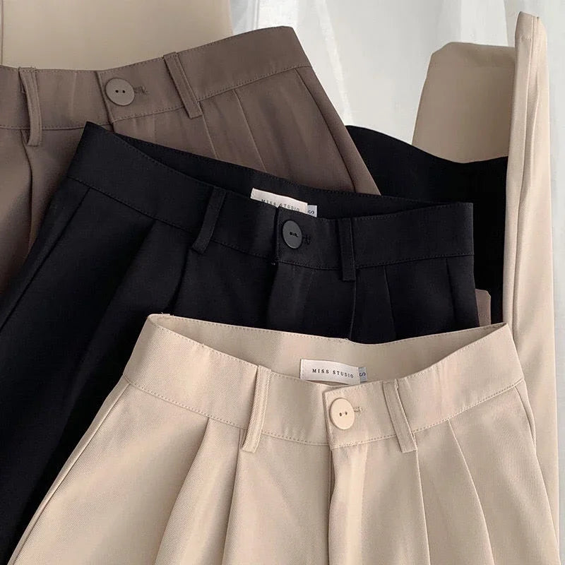 LuxeStraight Suit Pants