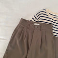 LuxeStraight Suit Pants
