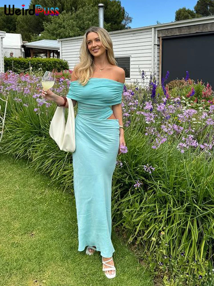 LuxeMesh Ruched Dress