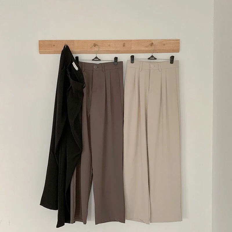 LuxeStraight Suit Pants